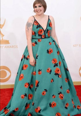 Lena Dunham, Emmy Awards, 2013