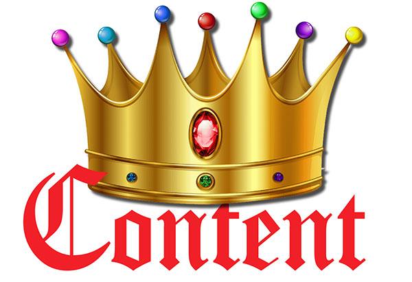 On Your Website, Content is (Still) King