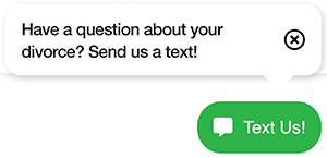 tech tools: chat bot message "Send us a text!"